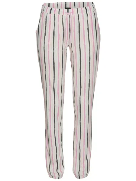VIVANCE Pantaloni de pijama Dreams gri / roz / negru alb