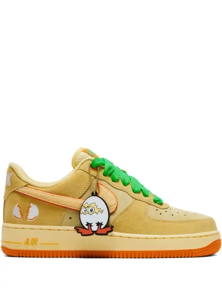 Sneakerși Nike Air Force 1 cu pene galben