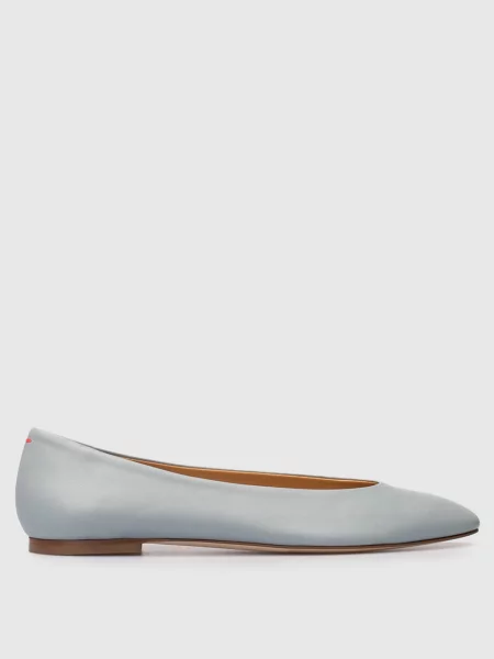 Кожаные балетки Aeyde голубые