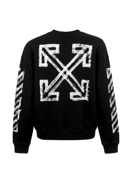 Hanorac Off-white cu imagine alb