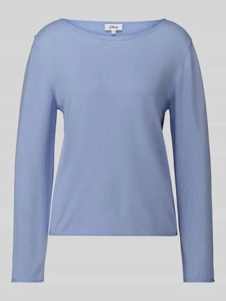 Sweter o kroju regular fit z mieszanki bawełny i S.oliver Red Label