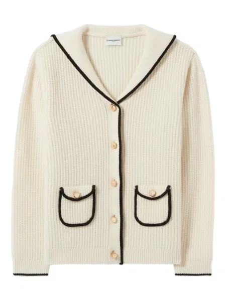 Cardigan Claudie Pierlot tricotate alb
