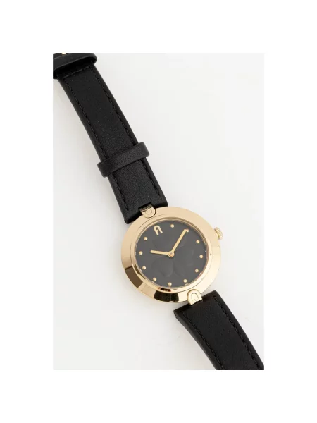 Furla zegarek FURLA HERITAGE czarny