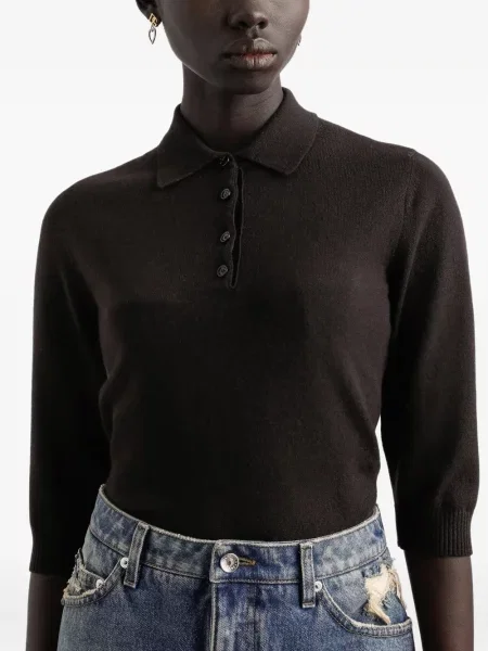 Polo Dolce & Gabbana din cașmir maro