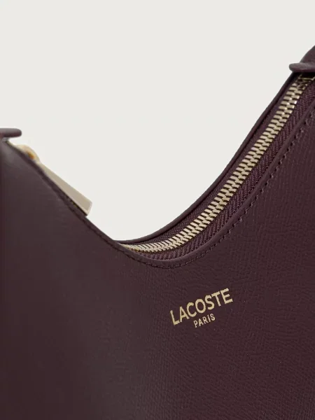 Кожаная сумка через плечо Lacoste