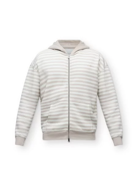 HOLLISTER Hanorac bej alb