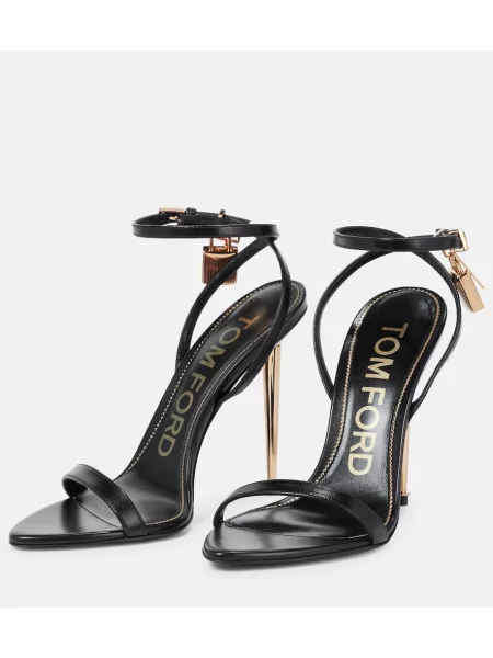Sandale Tom Ford din piele negru