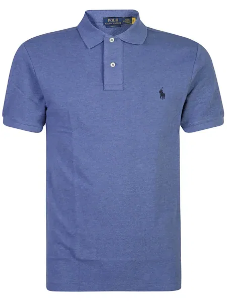 Поло тениска Polo Ralph Lauren бродирана синьо
