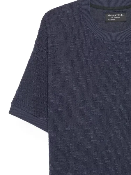 Πλεκτό polo Marc O'polo μπλε