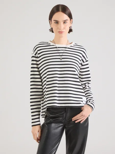 Smith&Soul Tricou negru alb
