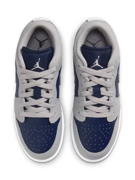 Jordan Air 1 Low sportcipő gyerek bőr szürke