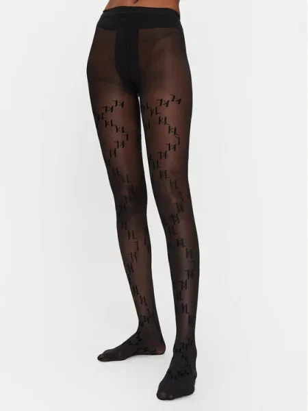 KARL LAGERFELD Чорапогащи дамски черен