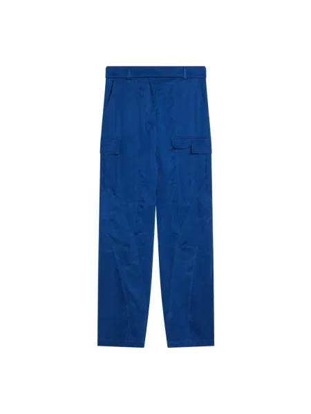 Spodnie cargo Ferragamo niebieskie