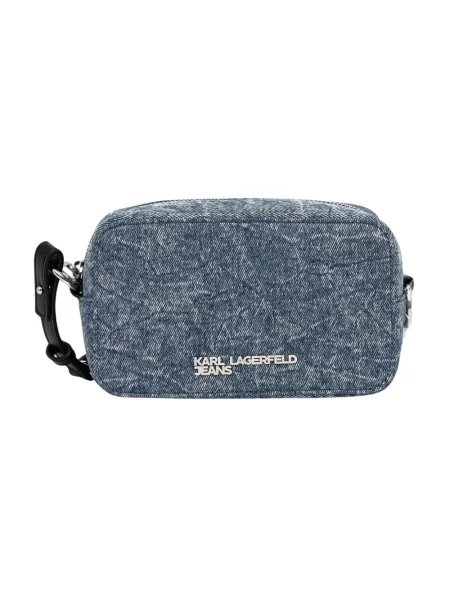Karl Lagerfeld Jeans torebka jeansowa niebieska