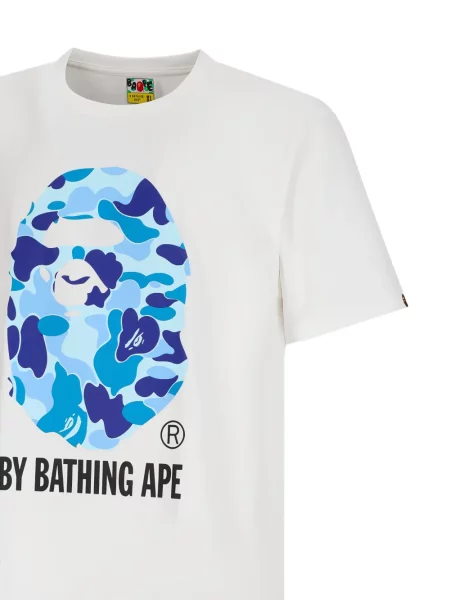 Tricou A Bathing Ape® cu imagine alb