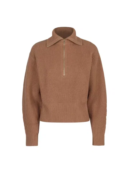 Sweter Max Mara wełniany brązowy