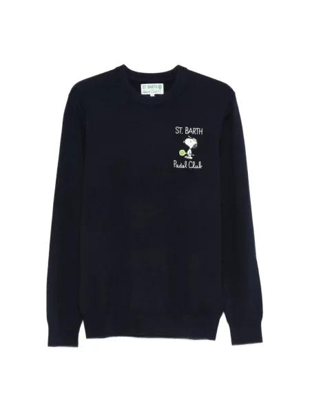 Sweter Mc2 Saint Barth niebieski