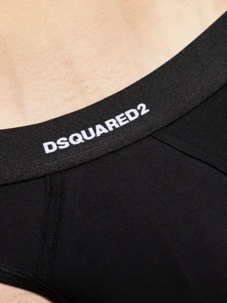 Chiloți Dsquared2 din jacard negru