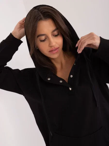 Hanorac Fashionhunters negru