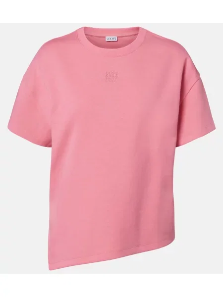 Tricou Loewe din jerseu roz