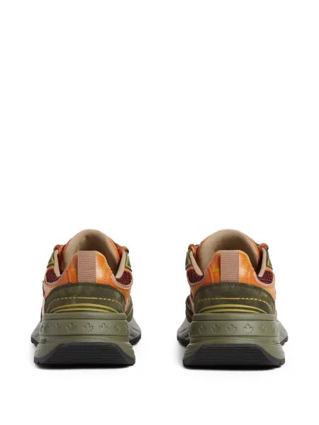Sneakerși Dsquared2 din piele de căprioară verde