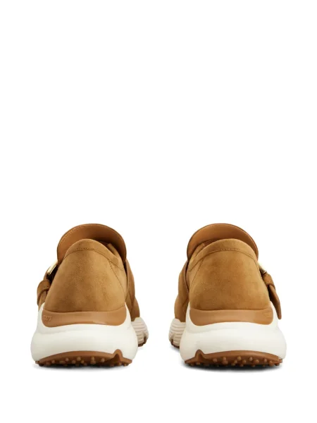 Sneakerși Tod's cu cataramă maro