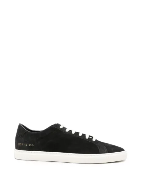 Sneakerși Common Projects din piele de căprioară negru