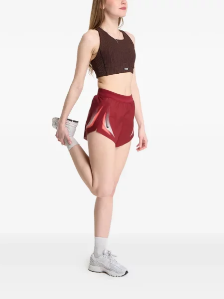 Tricou Nike cu șireturi din dantelă alergare alb