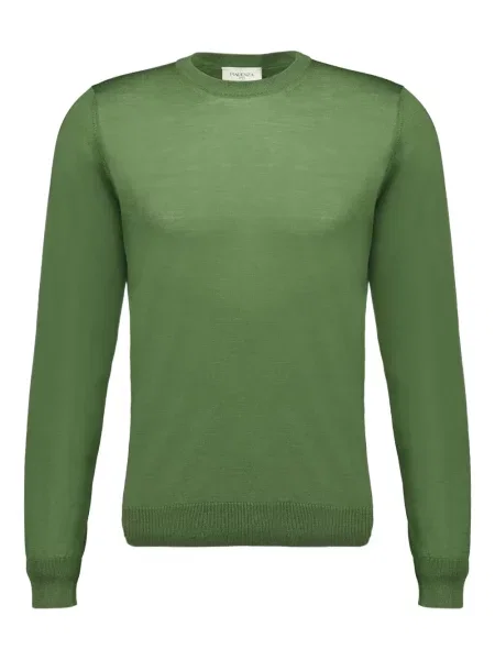 Pulover Piacenza Cashmere de lână verde