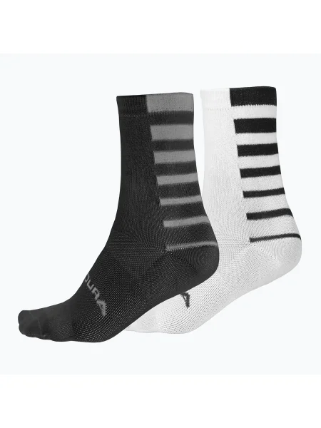Șosete de ciclism pentru bărbați Endura Coolmax Stripe black negru