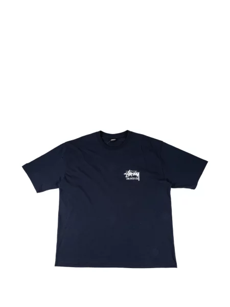 Tricou Stüssy cu decolteu rotund albastru