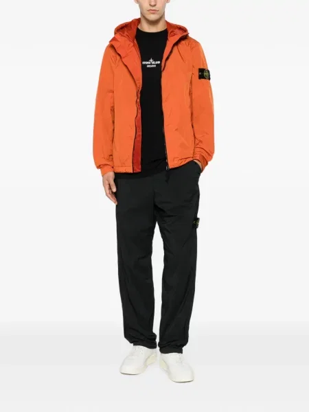 Spodnie Stone Island z kamieniami do biegania czarne