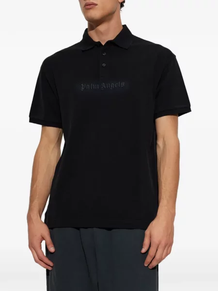 Polo Palm Angels με κέντημα μαύρο