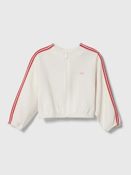 Emporio Armani Dětská mikina bílá