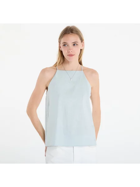 Ленен топ Calvin Klein зелено