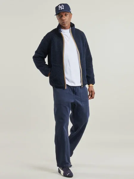 Geacă K-way din fleece negru