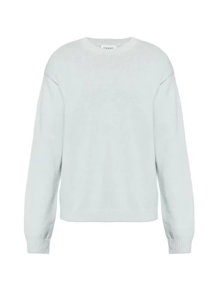 Pulover Frame cu decolteu rotund albastru
