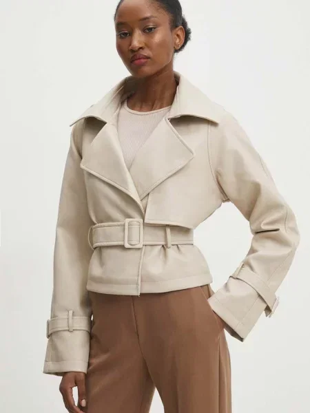 Answear Lab kurtka przejściowa beżowy