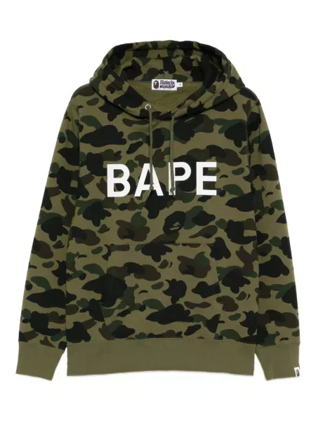 Majica s kapuljačom A Bathing Ape® s printom s camo uzorkom zelena