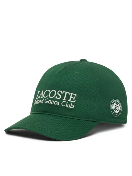Lacoste Kapa s šiltom zelena