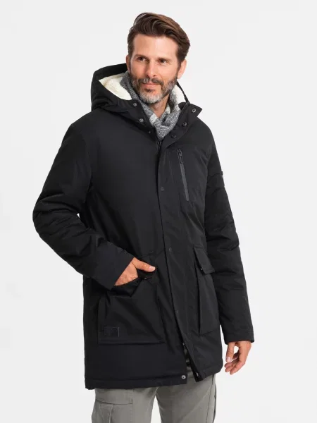 Parka Ombre Clothing čierna