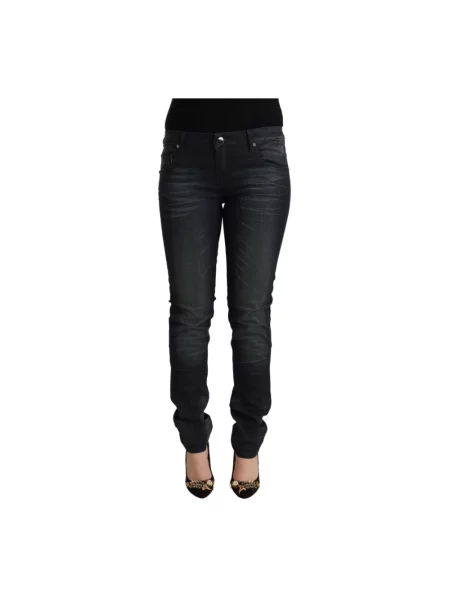 Skinny jeansy skinny Acht czarne