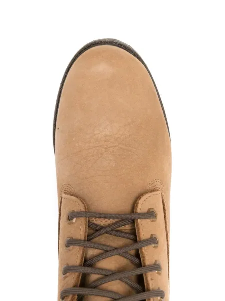 Botine Timberland cu șireturi din piele maro