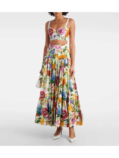 Sutien Dolce&gabbana cu model floral alb