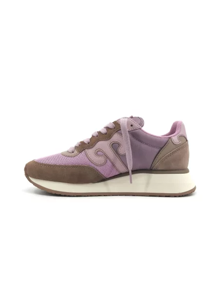 Sneakersy Wushu Ruyi skórzane fioletowe