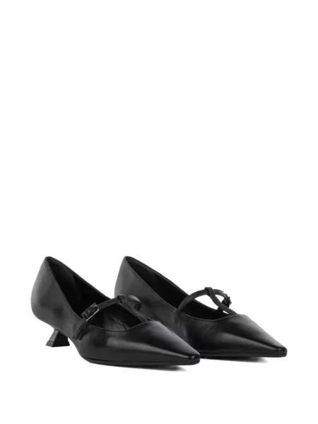 Pantofi cu toc Chantal cu vârf ascuţit negru