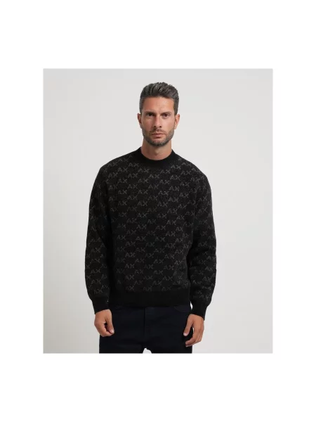 Pulover Armani Exchange negru