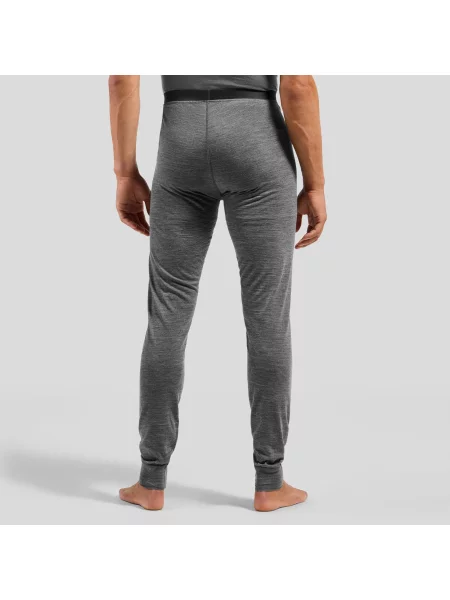 Legginsy Odlo BL BOTTOM long MERINO szare
