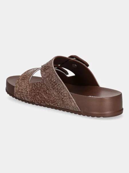 Pantofle Melissa COZY M LOVER SLIDE DENIM M hnědá