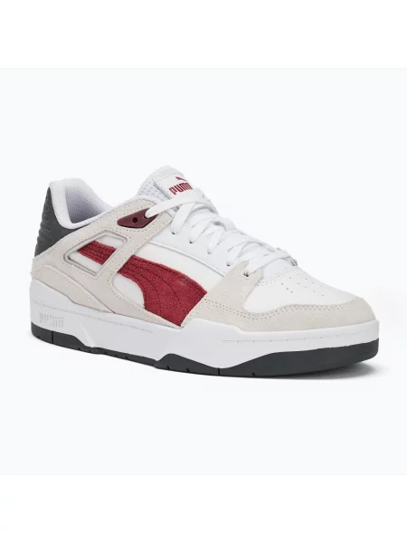 Buty PUMA Slipstream Heritage puma white/team regal red/shadow gray białe
